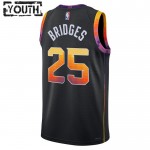 Phoenix Suns Trikot Mikal Bridges 25 Jordan 2022-23 Statement Edition Schwarz Swingman - Kinder